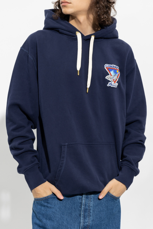 パーカー・フーディ CASABLANCA Men Hoodies UMPS25JTP293 03 Blue Casablanca Gradient Hoodie | Blue | FARFETCH